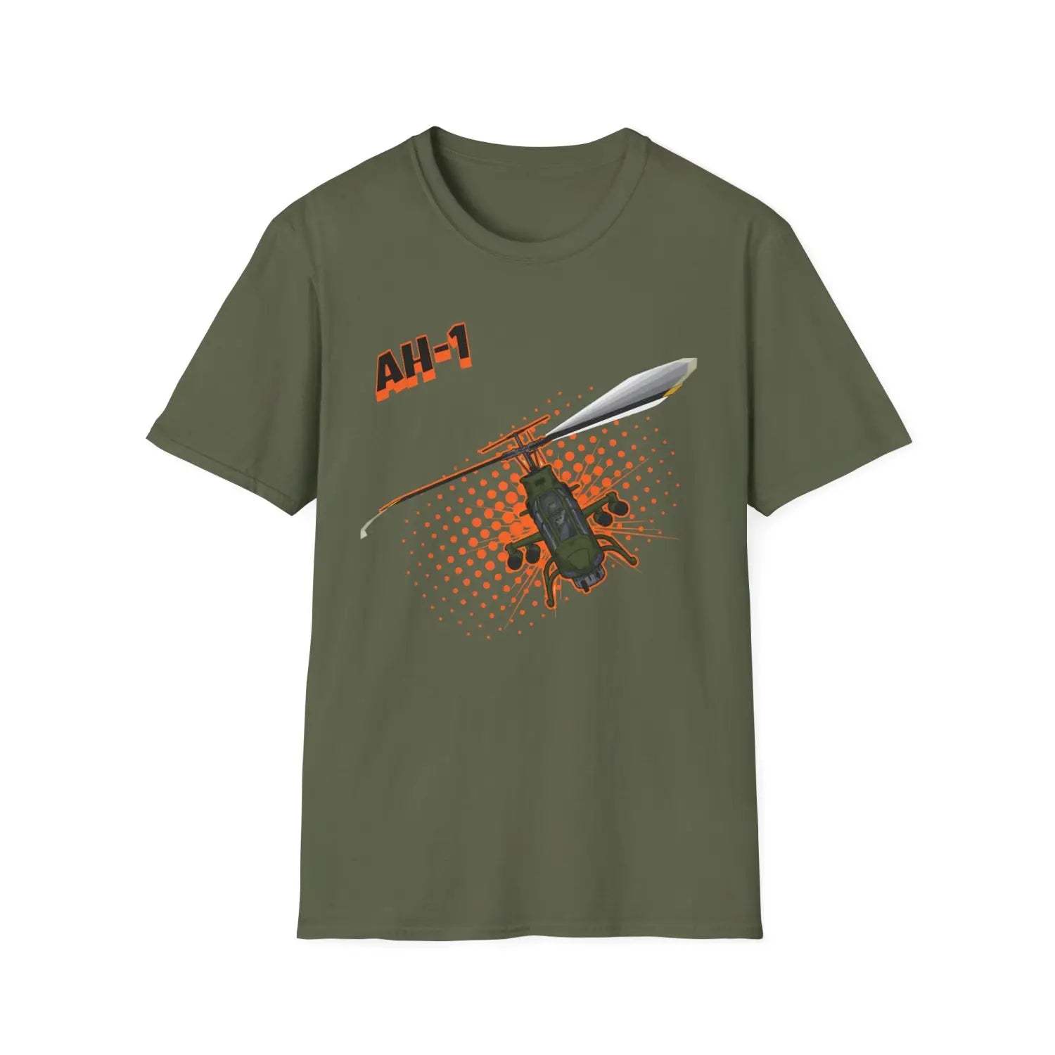 AH-1 Cobra Comic Style T-Shirt - Pilot gifts - WWII warbird t-shirt
