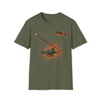 AH-1 Cobra Comic Style T-Shirt - Pilot gifts - WWII warbird t-shirt