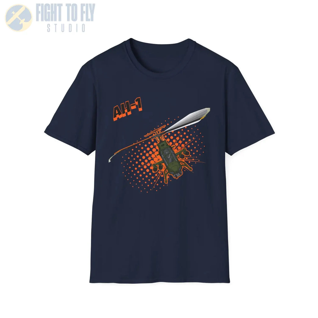 AH-1 Cobra Comic Style T-Shirt - Pilot gifts - WWII warbird t-shirt