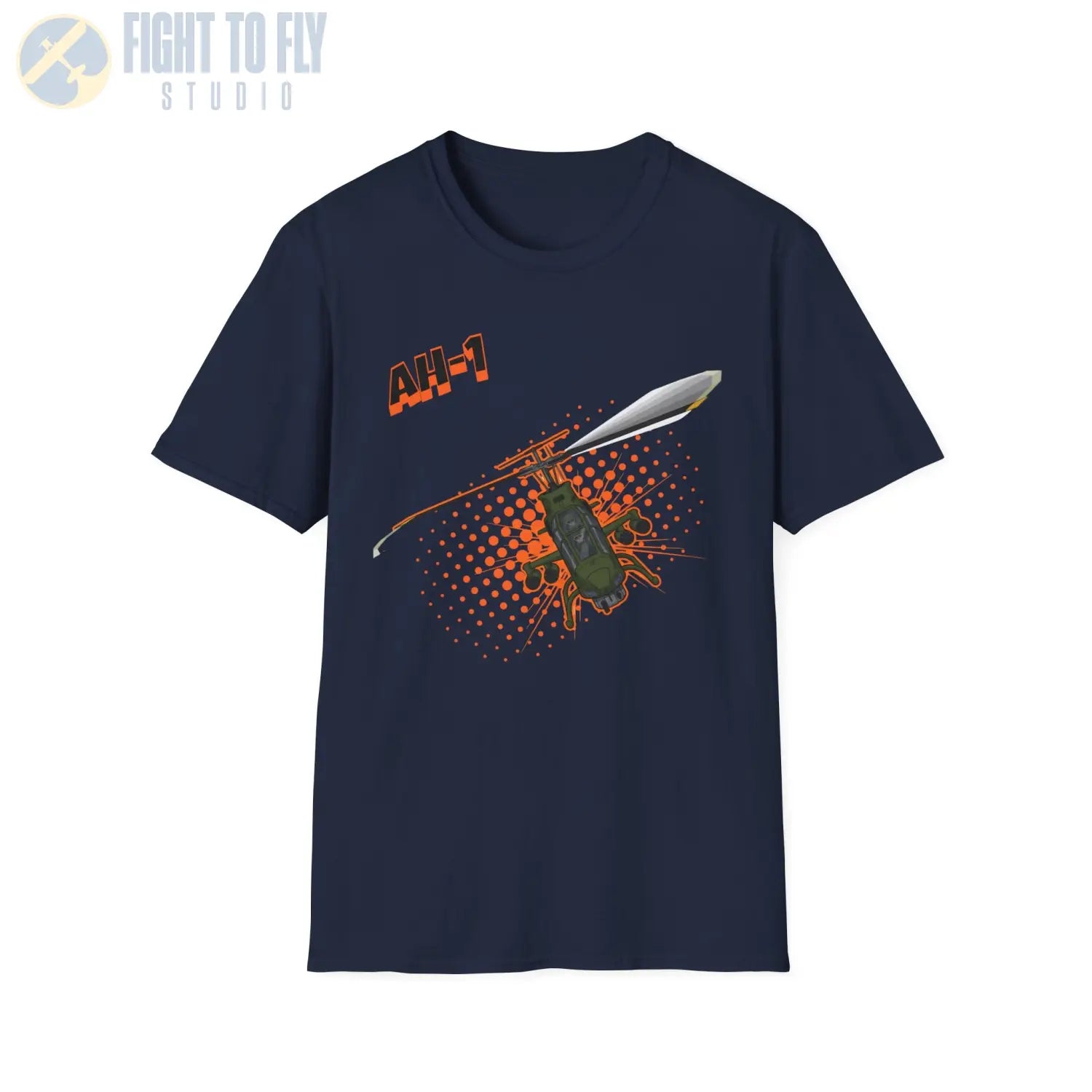 AH-1 Cobra Comic Style T-Shirt - Pilot gifts - WWII warbird t-shirt