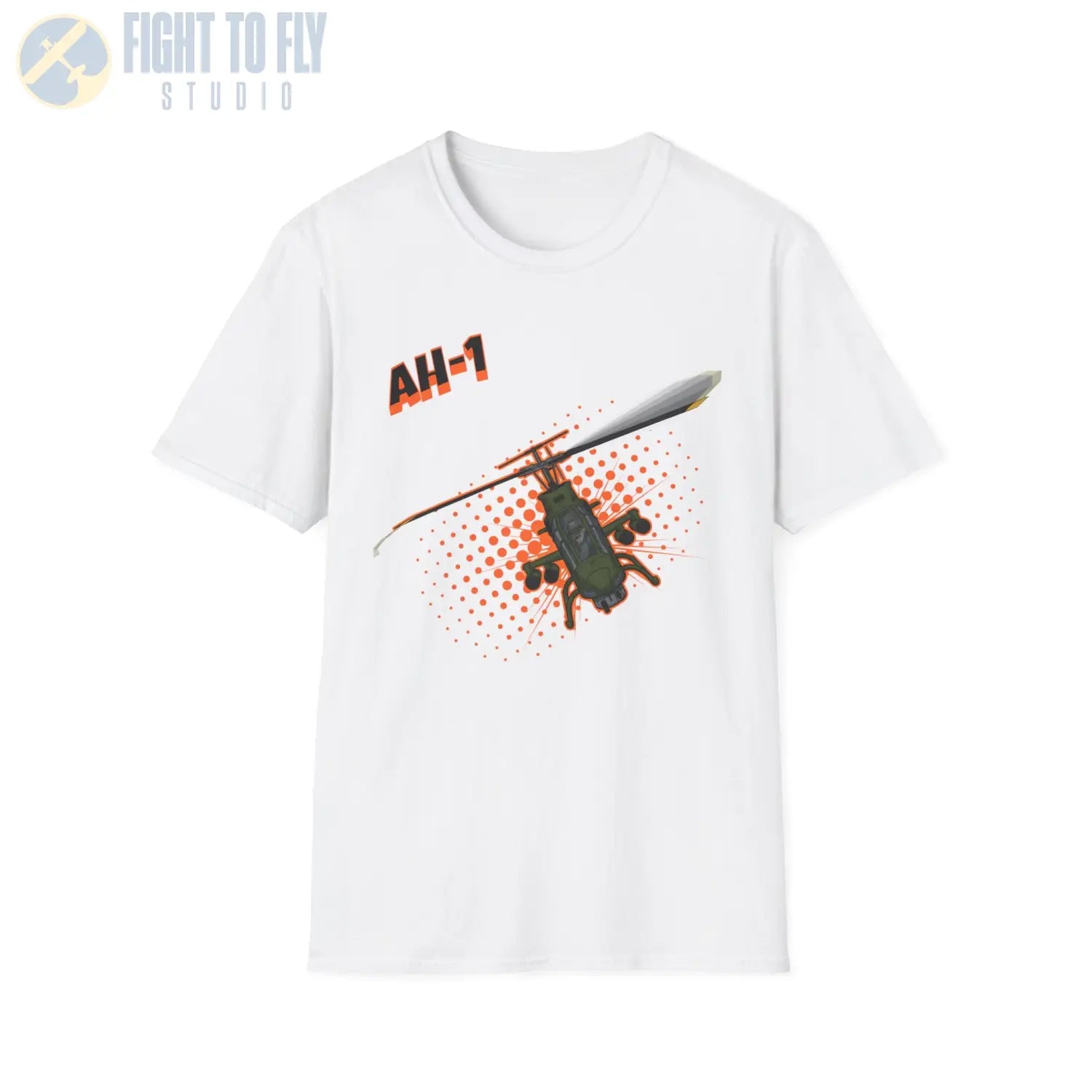 AH-1 Cobra Comic Style T-Shirt - Pilot gifts - WWII warbird t-shirt