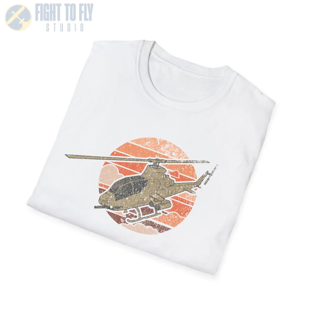 AH-1 Cobra Retro T-Shirt - Pilot gifts - WWII warbird t-shirt