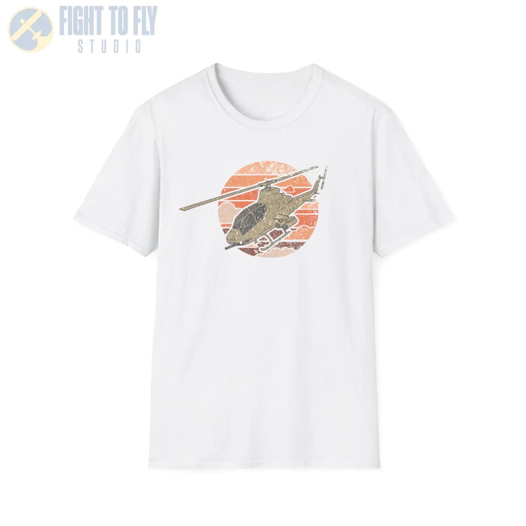 AH-1 Cobra Retro T-Shirt - Pilot gifts - WWII warbird t-shirt