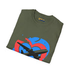 Airliner Love – Aviation Valentine or Travel Lover T-Shirt - Pilot gifts - WWII warbird t-shirt
