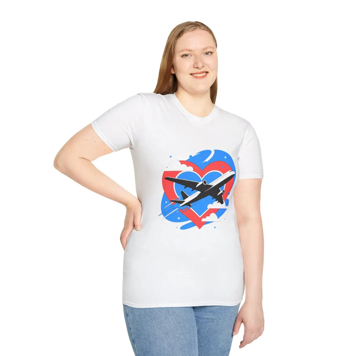 Airliner Love – Aviation Valentine or Travel Lover T-Shirt - Pilot gifts - WWII warbird t-shirt