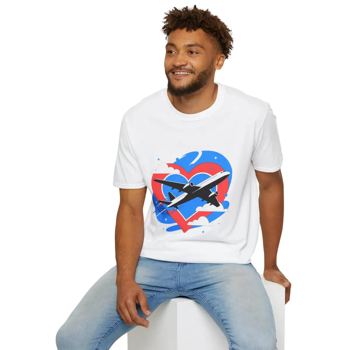 Airliner Love – Aviation Valentine or Travel Lover T-Shirt - Pilot gifts - WWII warbird t-shirt