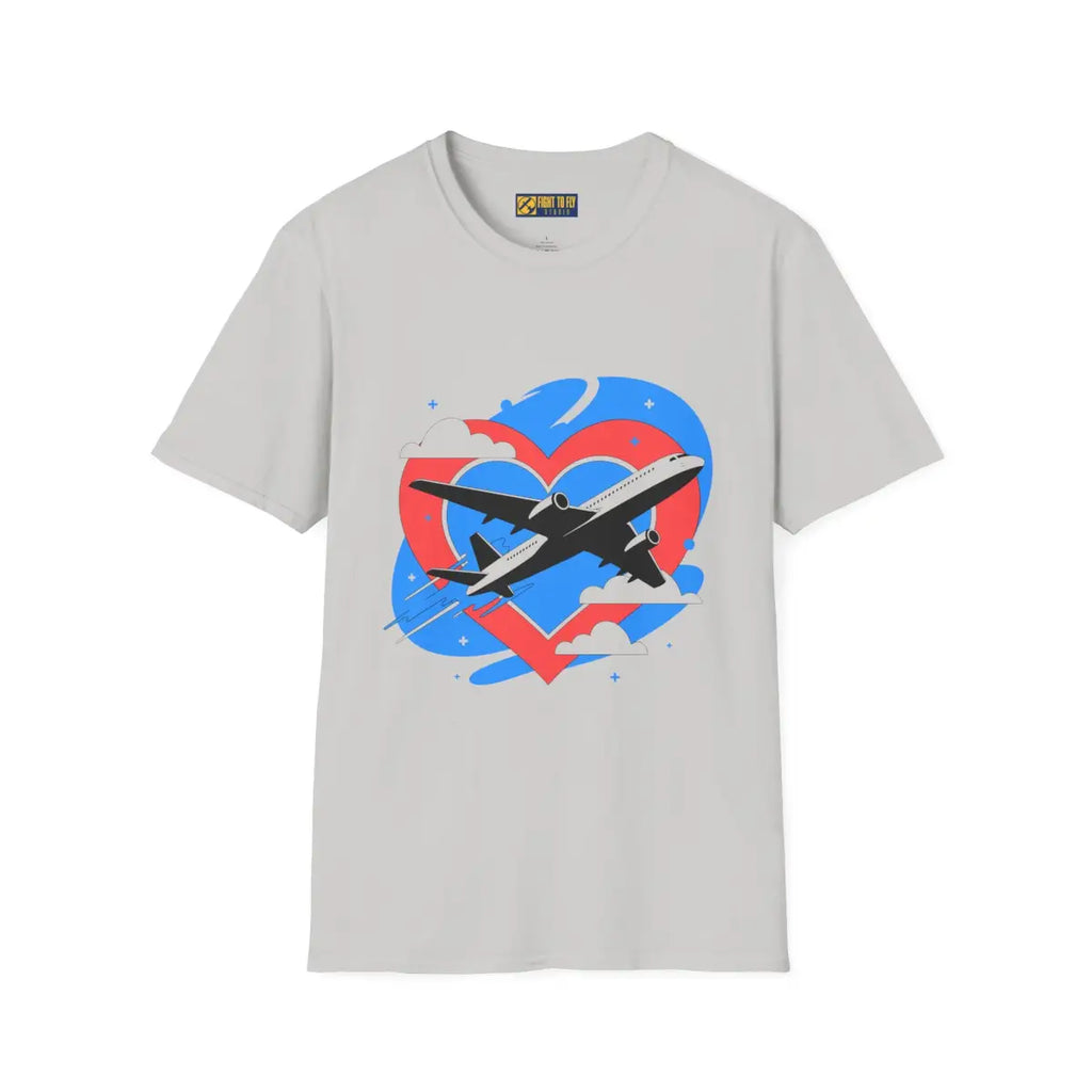 Airliner Love – Aviation Valentine or Travel Lover T-Shirt - Pilot gifts - WWII warbird t-shirt