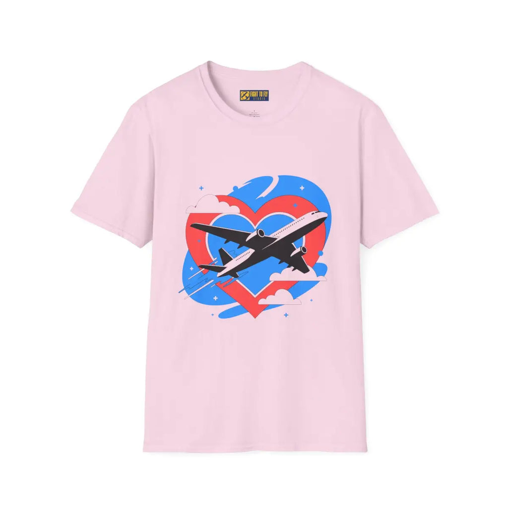 Airliner Love – Aviation Valentine or Travel Lover T-Shirt - Pilot gifts - WWII warbird t-shirt