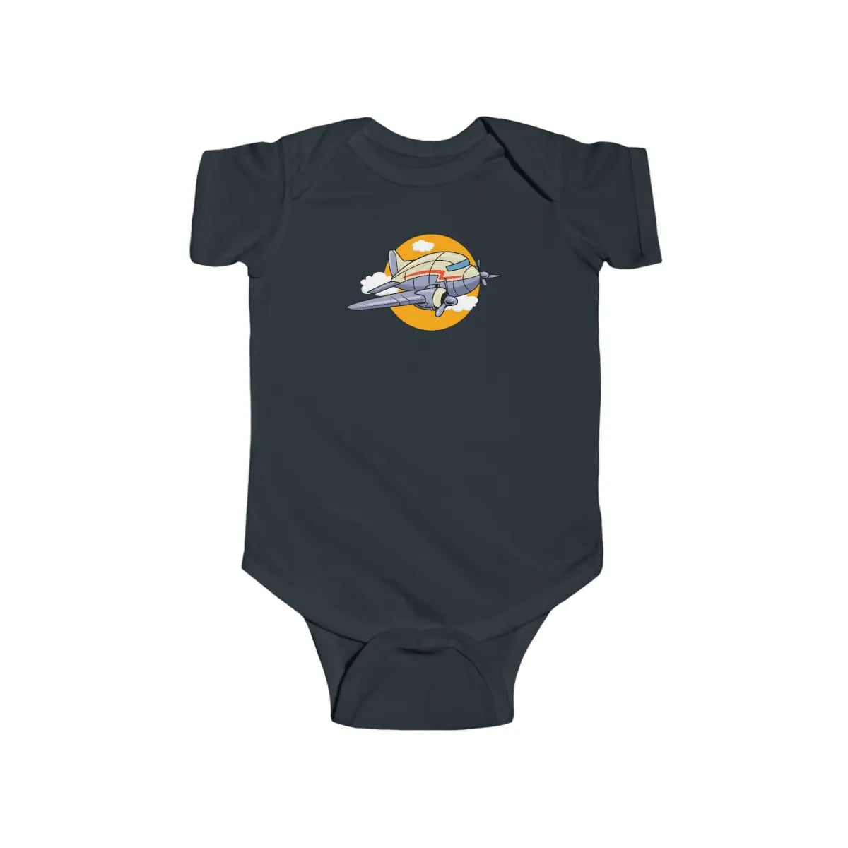 Airplane Adventure Infant Bodysuit DC-3 - Kids clothes - Pilot gifts - WWII warbird t-shirt