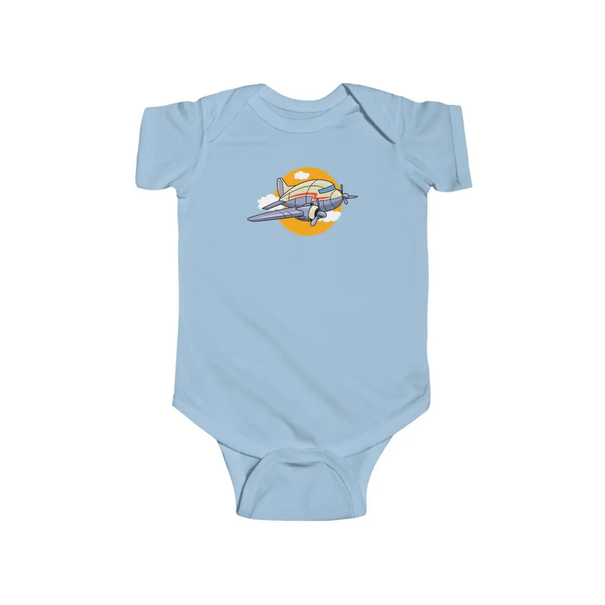 Airplane Adventure Infant Bodysuit DC-3 - Kids clothes - Gifts for pilots - Aviation apparel
