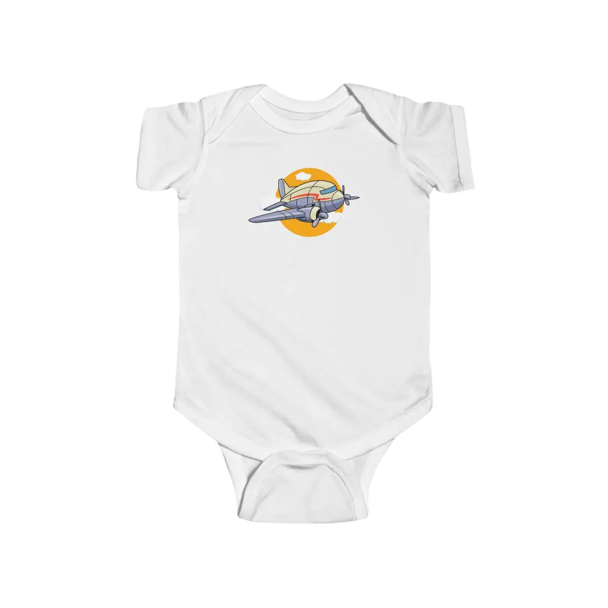 Airplane Adventure Infant Bodysuit DC-3 - Kids clothes - Gifts for pilots - Aviation apparel