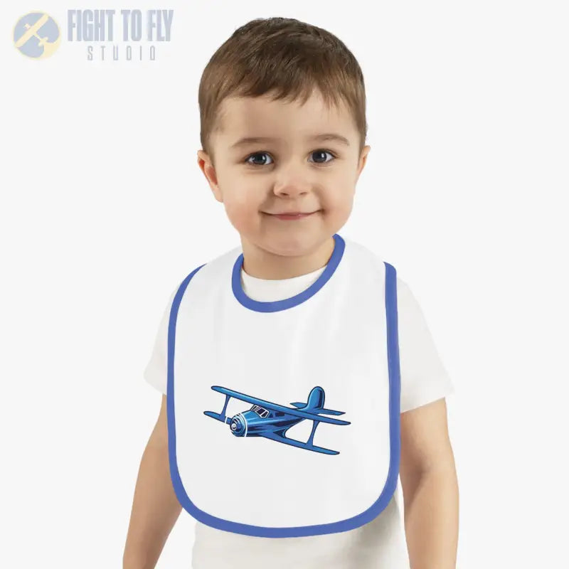 Airplane Baby Bib - Staggerwing Biplane - Kids clothes - Pilot gifts - WWII warbird t-shirt
