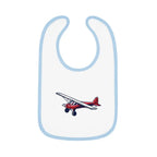 Airplane Design Baby Bib - Red Bush Plane - Kids clothes - Pilot gifts - WWII warbird t-shirt