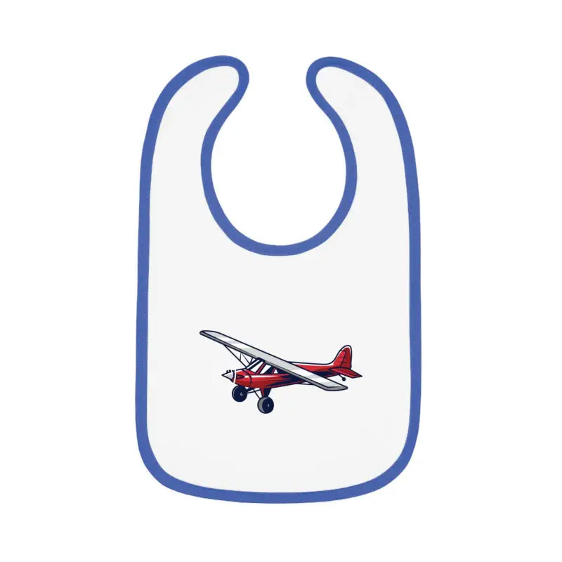 Airplane Design Baby Bib - Red Bush Plane - Kids clothes - Pilot gifts - WWII warbird t-shirt
