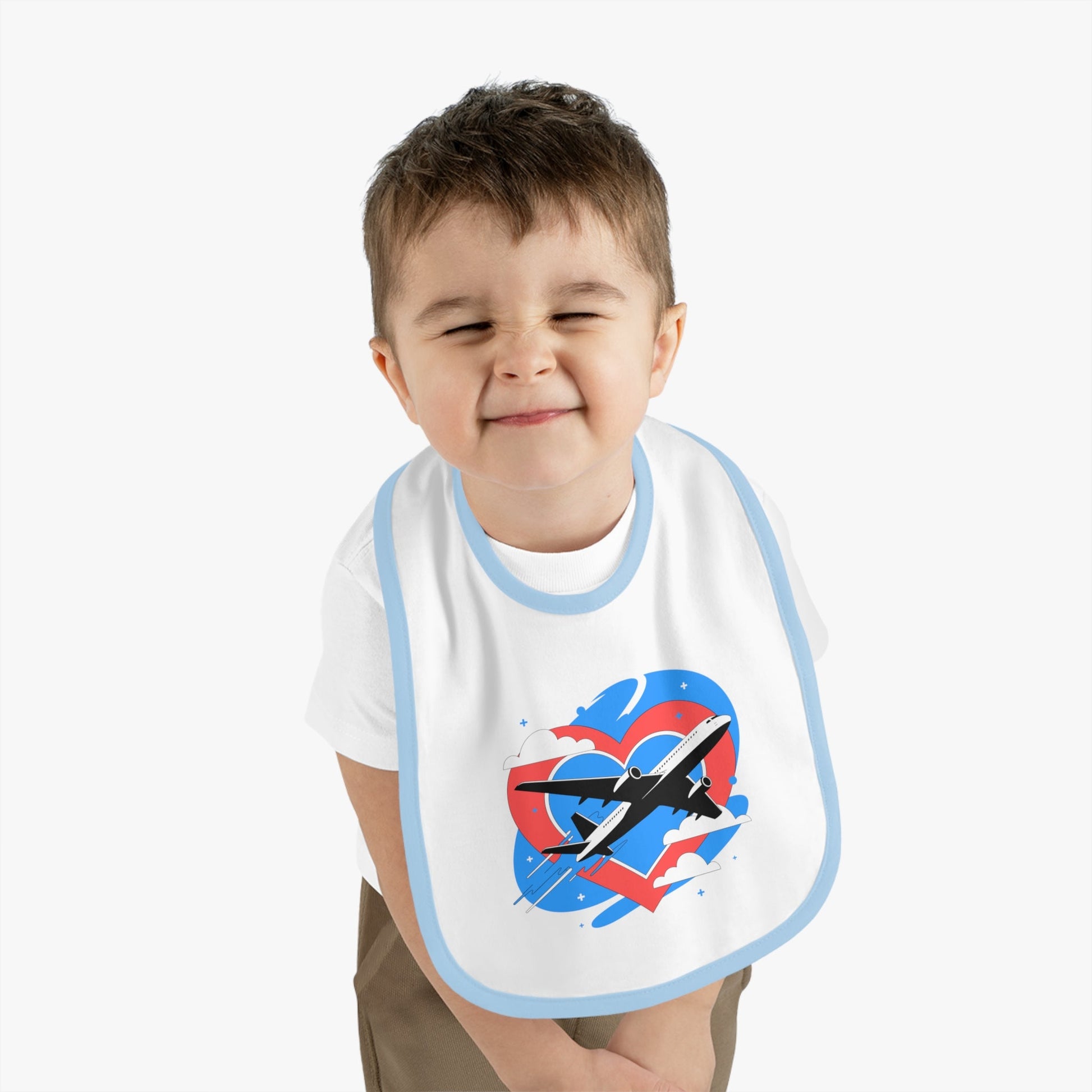 Airplane Love Baby Bib - Kids clothes