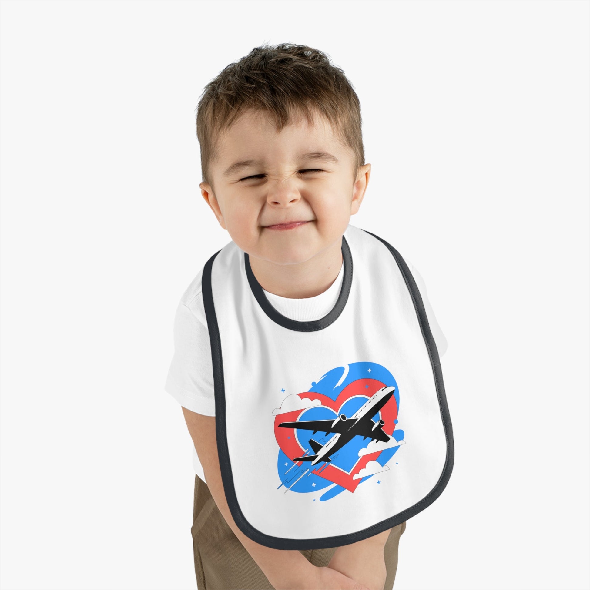 Airplane Love Baby Bib - Kids clothes
