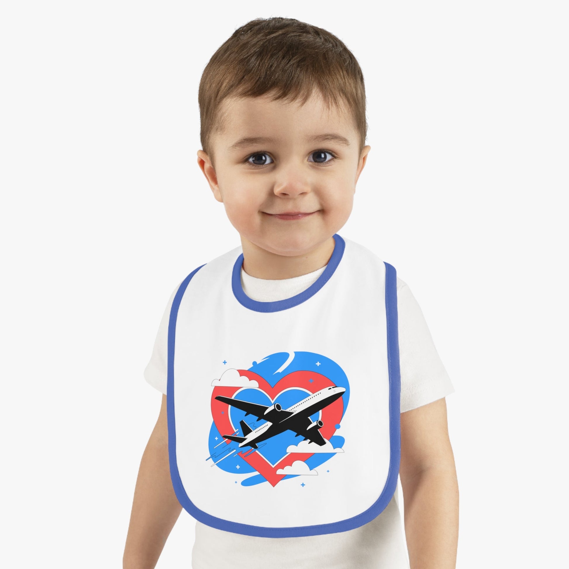 Airplane Love Baby Bib - Kids clothes