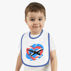 Airplane Love Baby Bib - Kids clothes - Pilot gifts - WWII warbird t-shirt