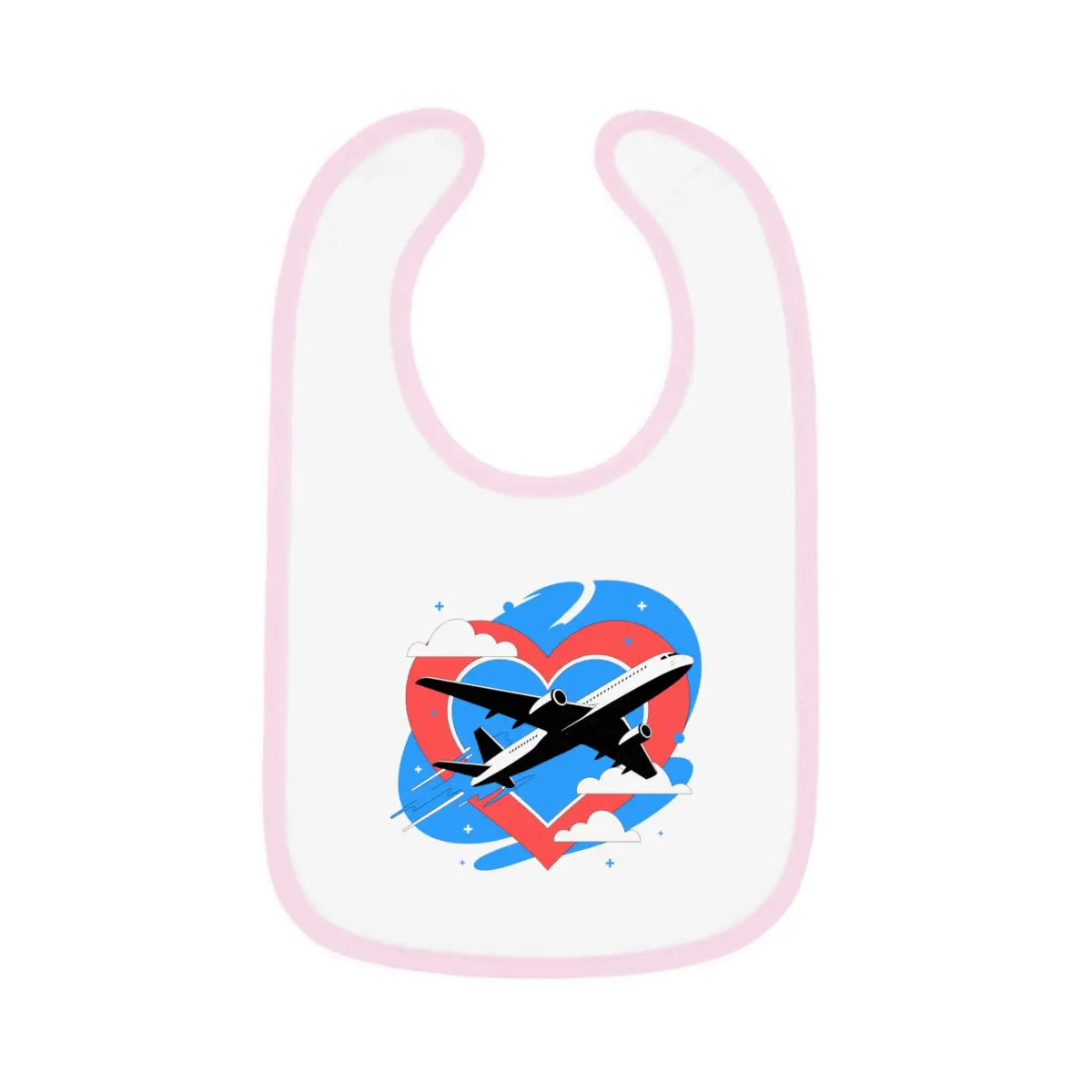 Airplane Love Baby Bib - Kids clothes - Pilot gifts - WWII warbird t-shirt