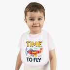Airplane Pilot Baby Bib - Time To Fly - Kids clothes - gifts - WWII warbird t-shirt