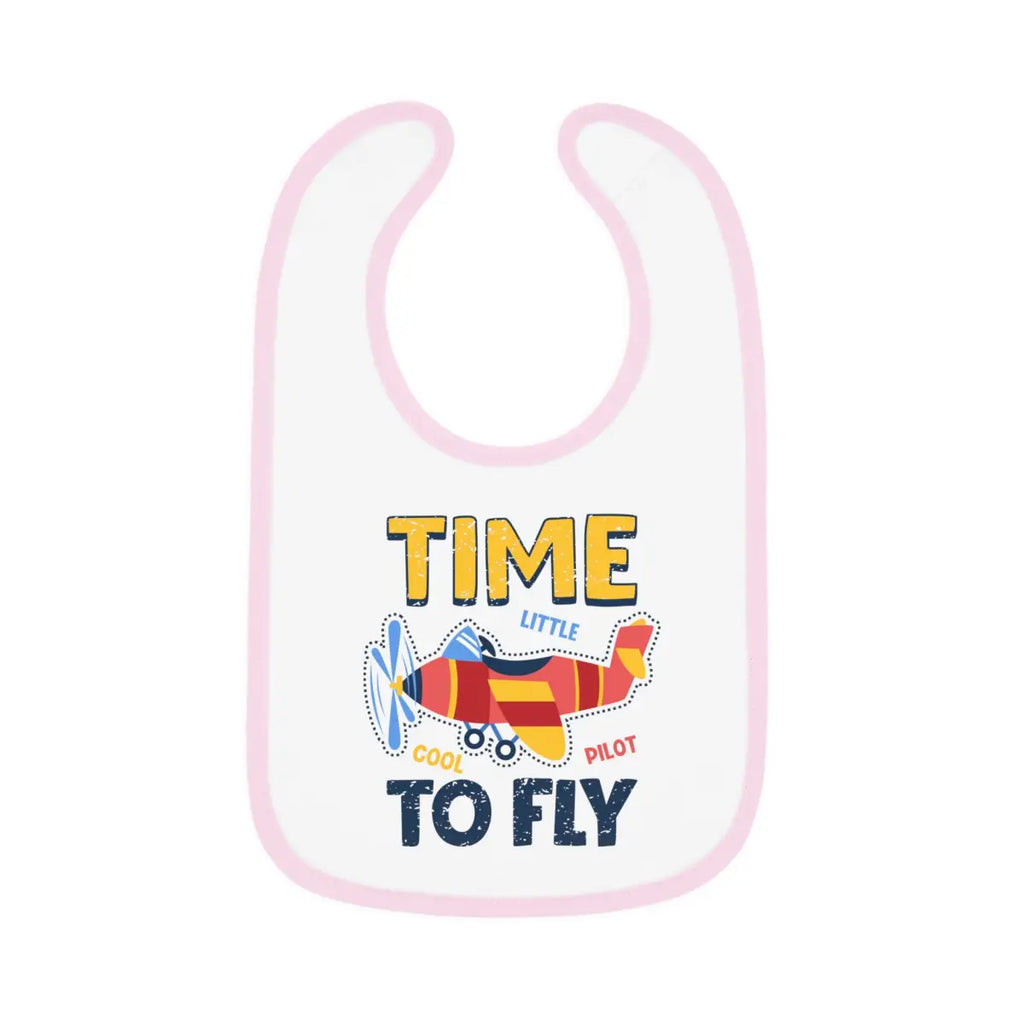 Airplane Pilot Baby Bib - Time To Fly - Kids clothes - gifts - WWII warbird t-shirt