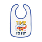 Airplane Pilot Baby Bib - Time To Fly - Kids clothes - gifts - WWII warbird t-shirt
