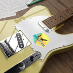 Airport Bum Holographic Die-Cut Stickers - Paper products - Pilot gifts - WWII warbird t-shirt