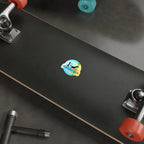 Airport Bum Holographic Die-Cut Stickers - Paper products - Pilot gifts - WWII warbird t-shirt
