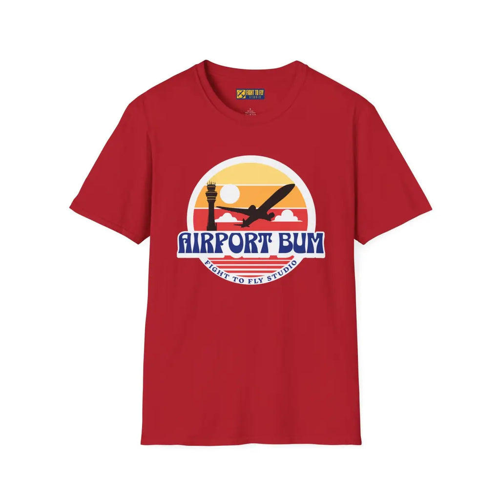 Airport Bum - T-Shirt - Pilot gifts - WWII warbird t-shirt