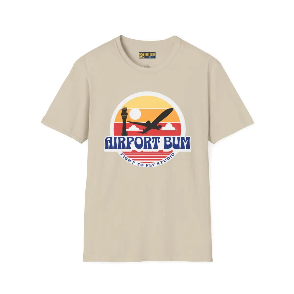 Airport Bum - T-Shirt - Pilot gifts - WWII warbird t-shirt