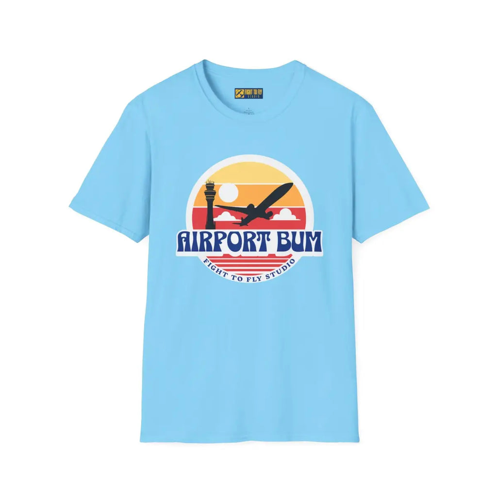 Airport Bum - T-Shirt - Pilot gifts - WWII warbird t-shirt