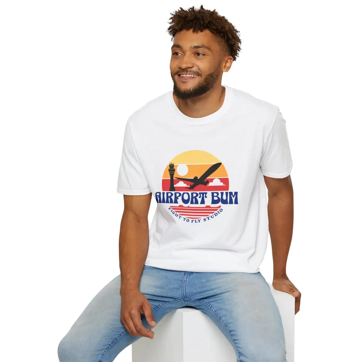 Airport Bum - T-Shirt - Pilot gifts - WWII warbird t-shirt