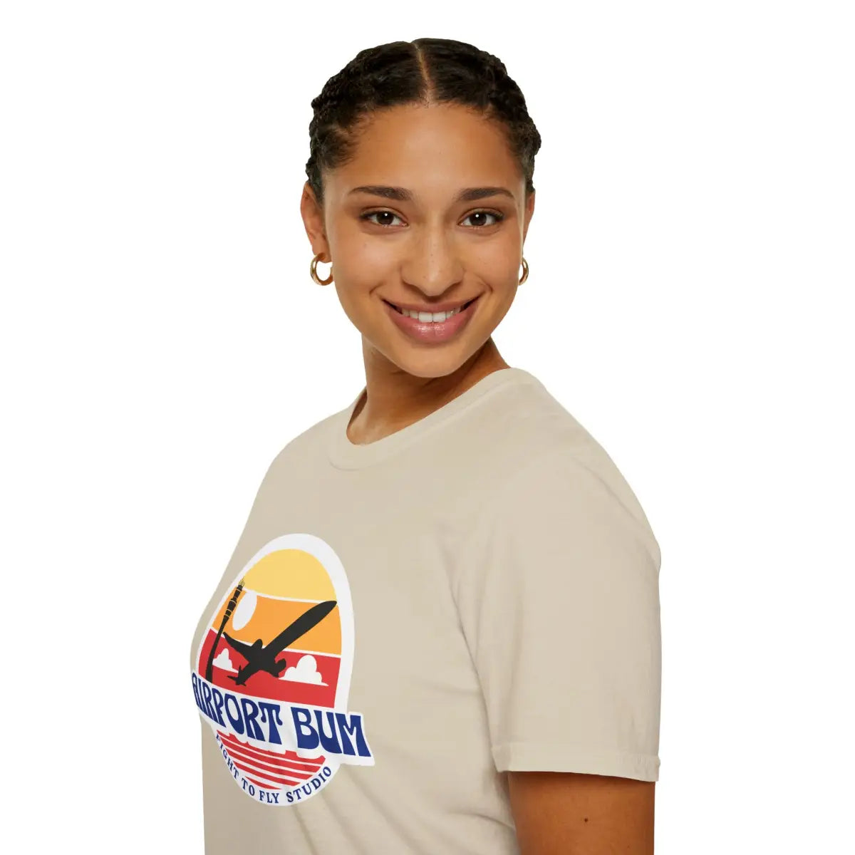 Airport Bum - T-Shirt - Pilot gifts - WWII warbird t-shirt