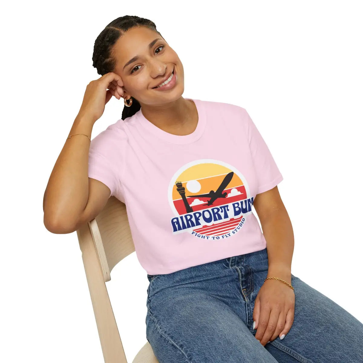 Airport Bum - T-Shirt - Pilot gifts - WWII warbird t-shirt