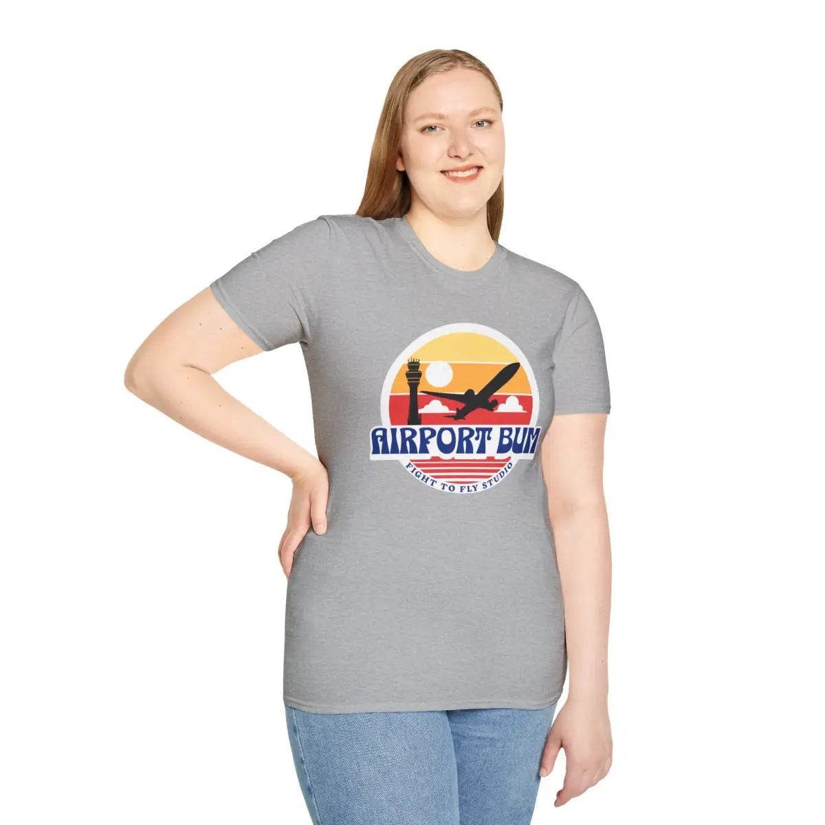 Airport Bum - T-Shirt - Pilot gifts - WWII warbird t-shirt