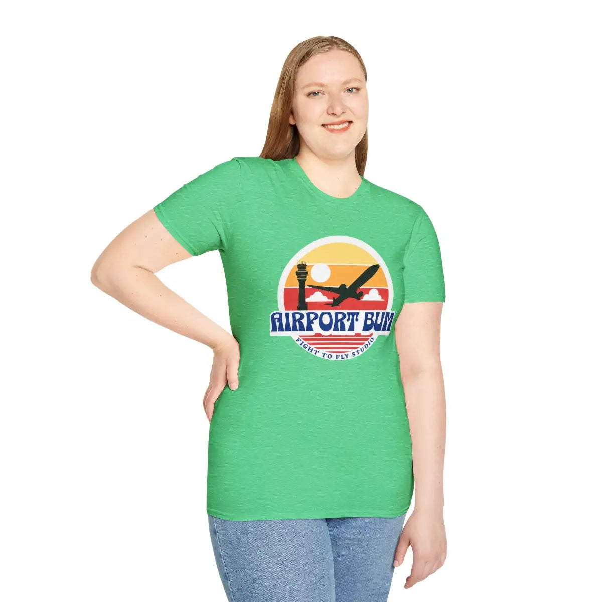 Airport Bum - T-Shirt - Pilot gifts - WWII warbird t-shirt