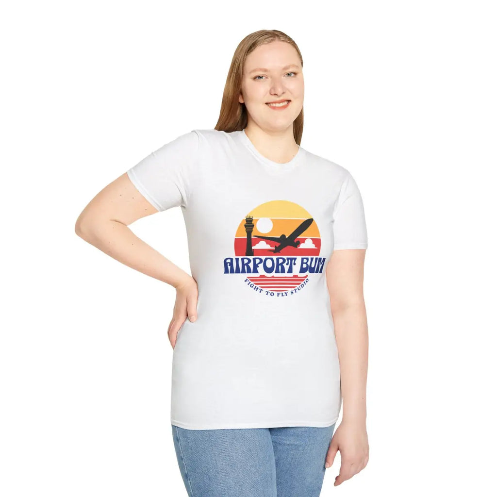 Airport Bum - T-Shirt - Pilot gifts - WWII warbird t-shirt