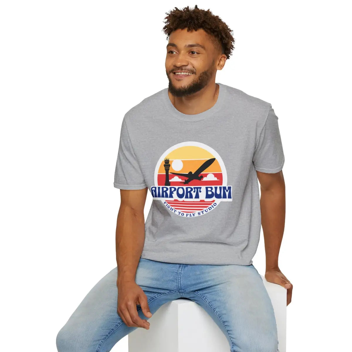Airport Bum - T-Shirt - Pilot gifts - WWII warbird t-shirt
