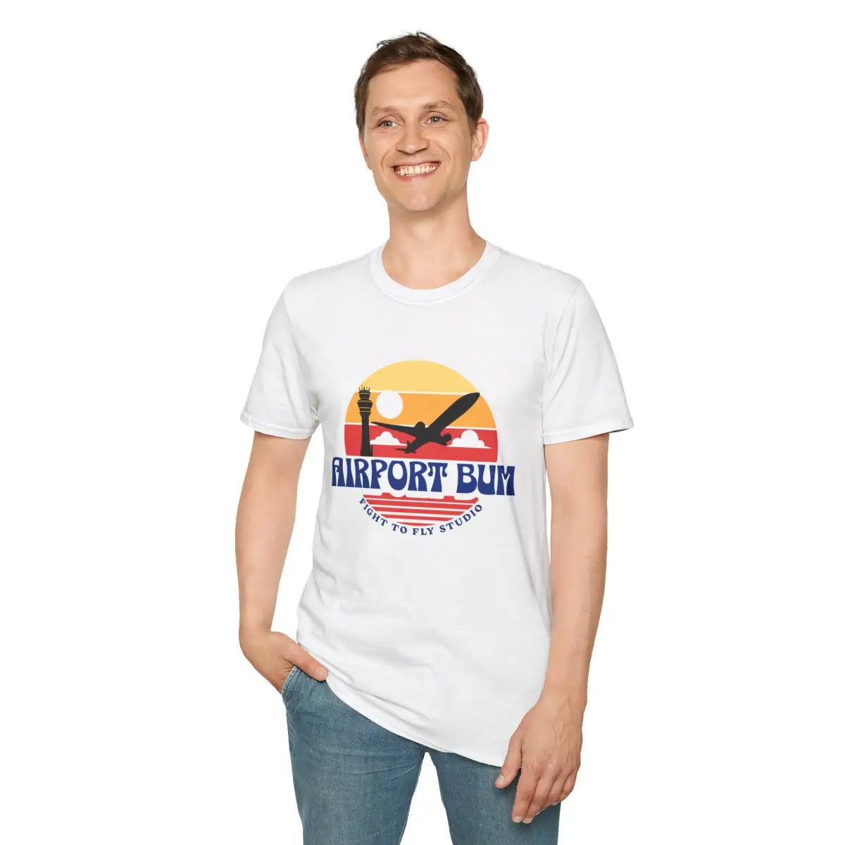 Airport Bum - T-Shirt - Pilot gifts - WWII warbird t-shirt
