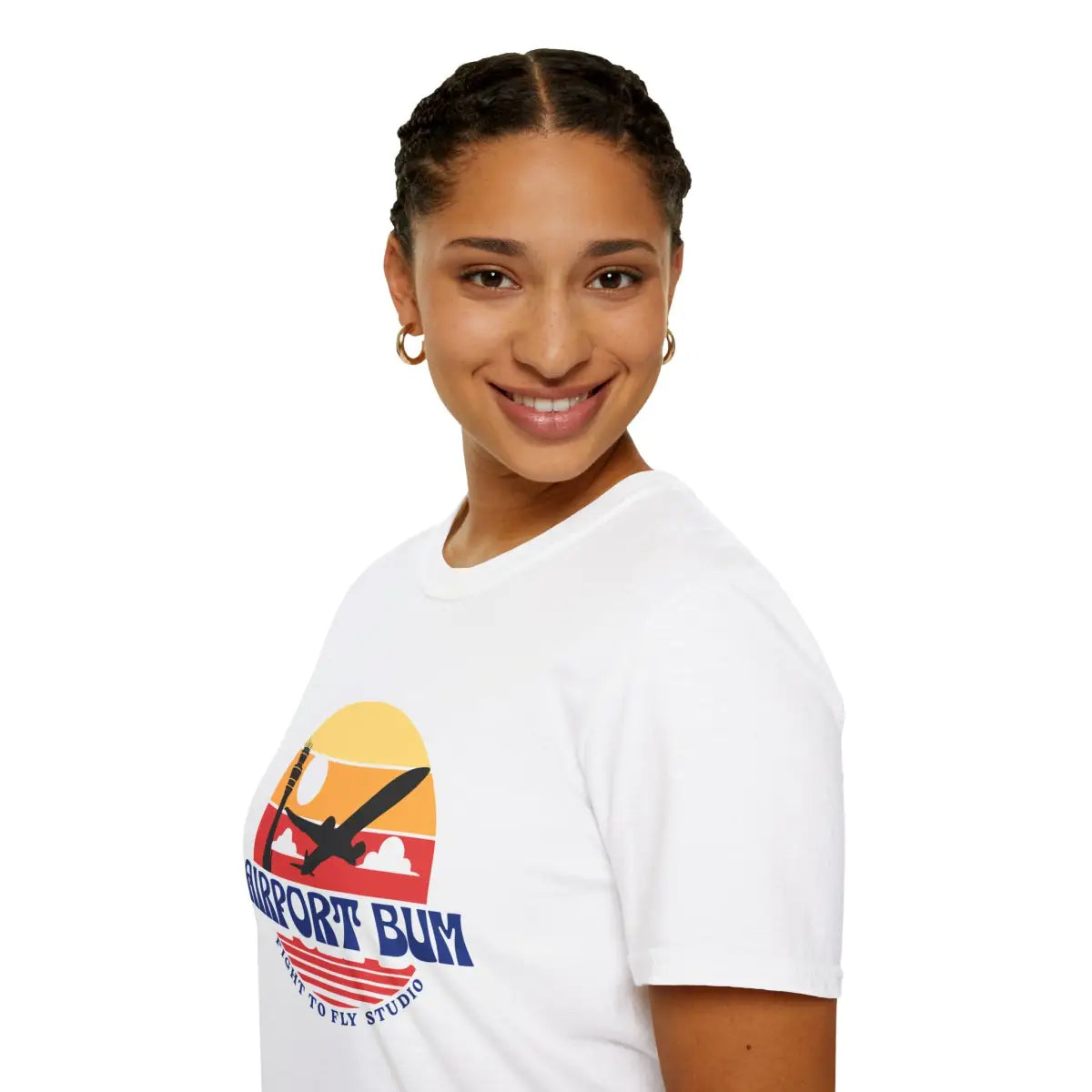 Airport Bum - T-Shirt - Pilot gifts - WWII warbird t-shirt