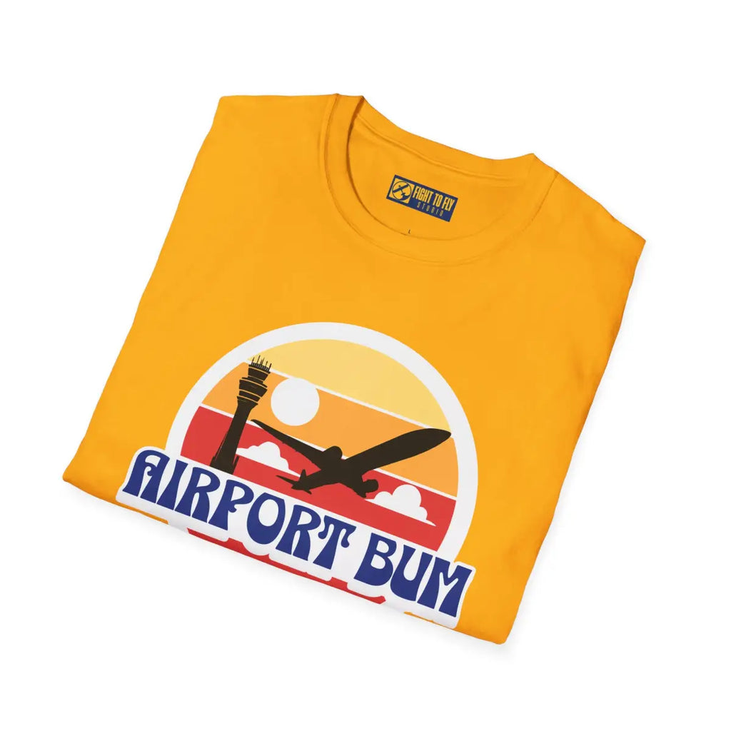 Airport Bum - T-Shirt - Pilot gifts - WWII warbird t-shirt