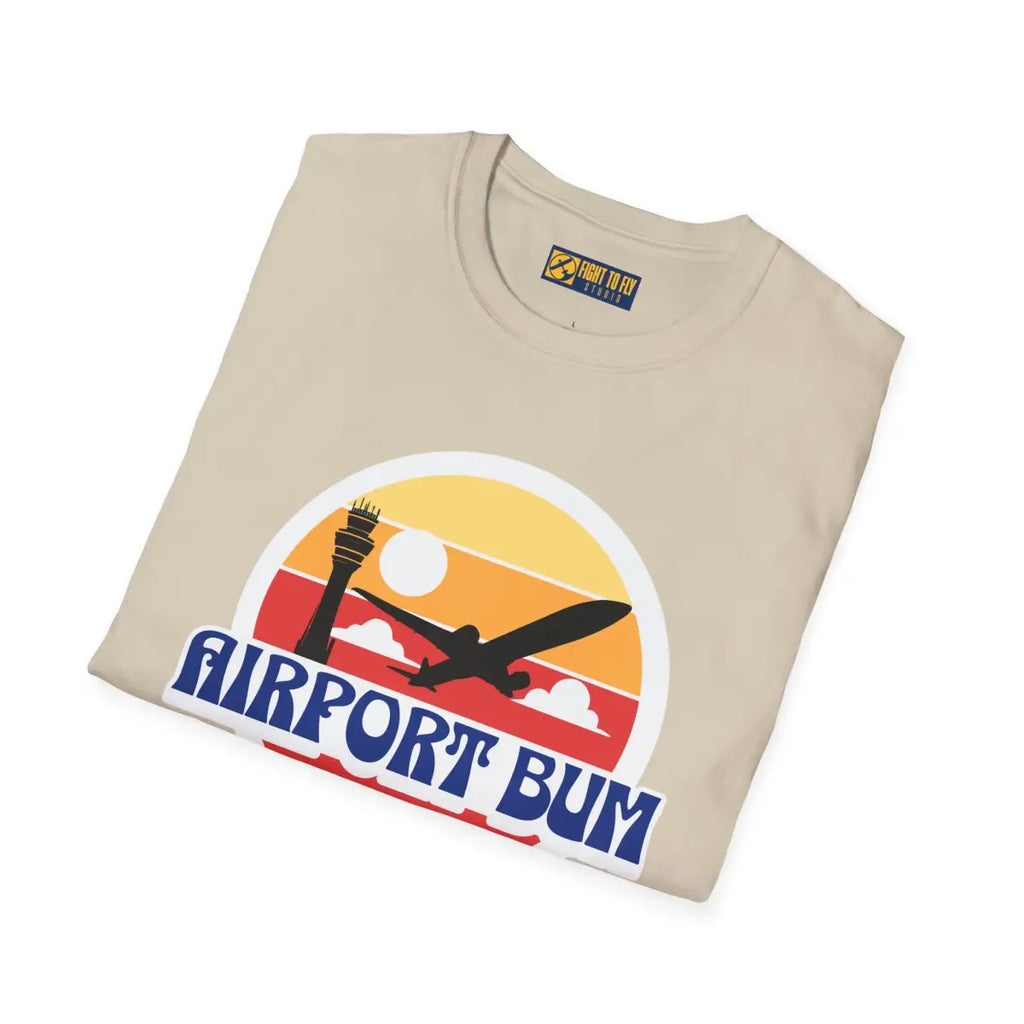 Airport Bum - T-Shirt - Pilot gifts - WWII warbird t-shirt