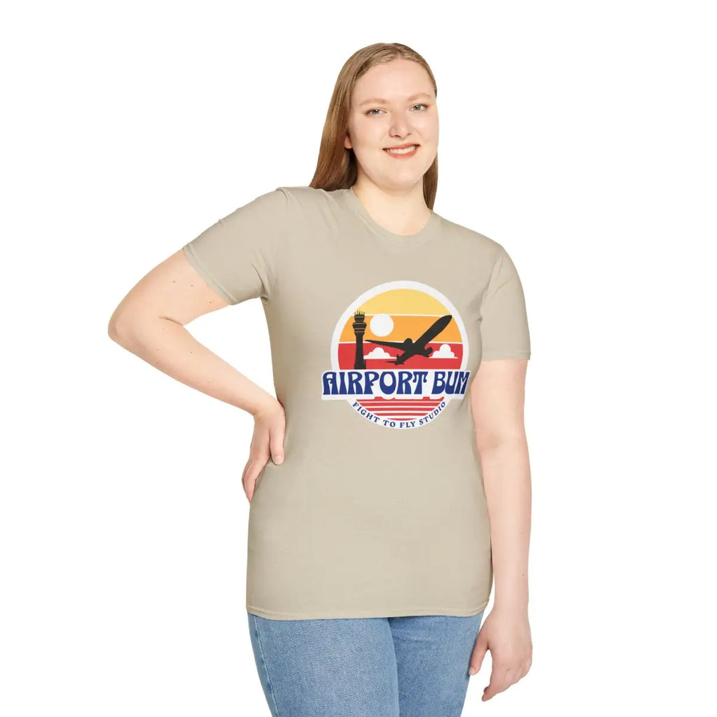 Airport Bum - T-Shirt - Pilot gifts - WWII warbird t-shirt
