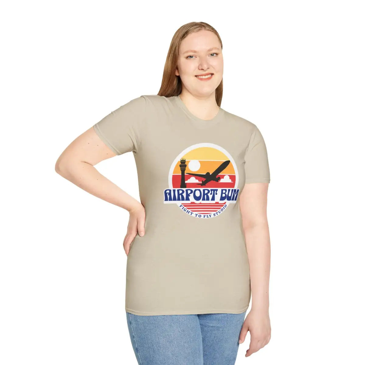 Airport Bum - T-Shirt - Pilot gifts - WWII warbird t-shirt