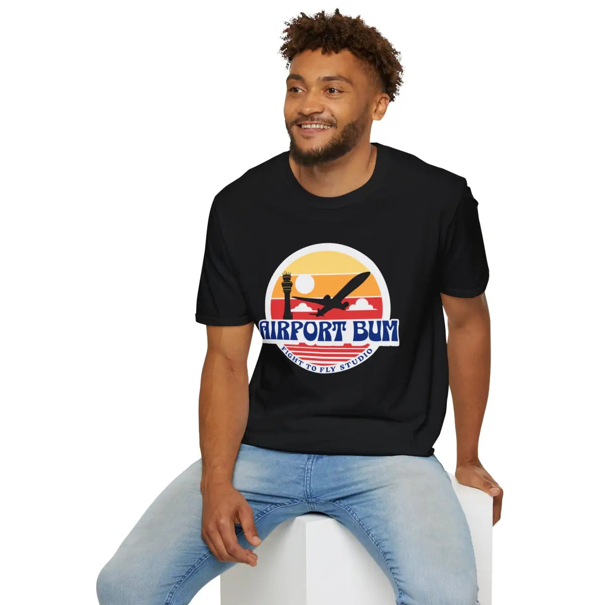 Airport Bum - T-Shirt - Pilot gifts - WWII warbird t-shirt
