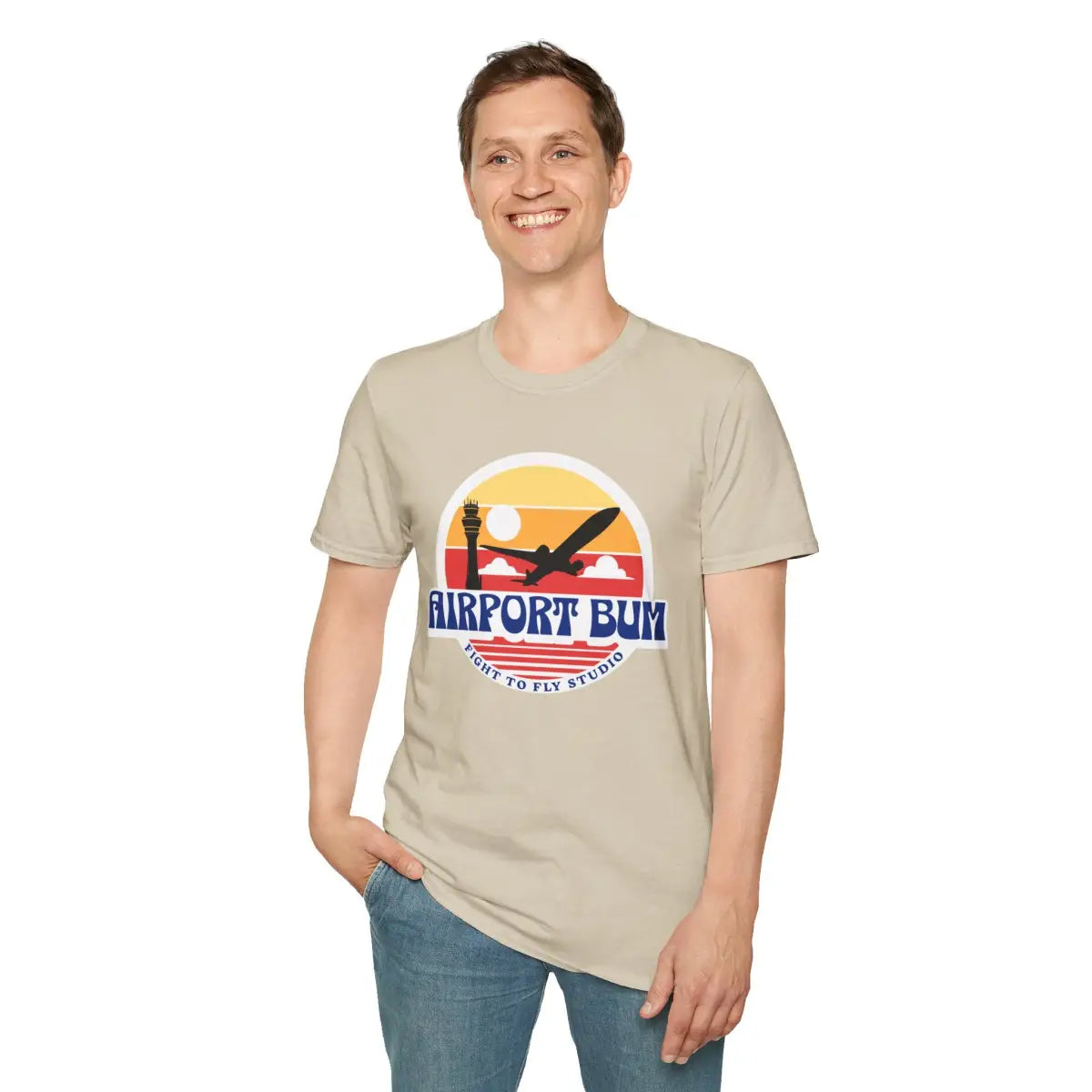 Airport Bum - T-Shirt - Pilot gifts - WWII warbird t-shirt