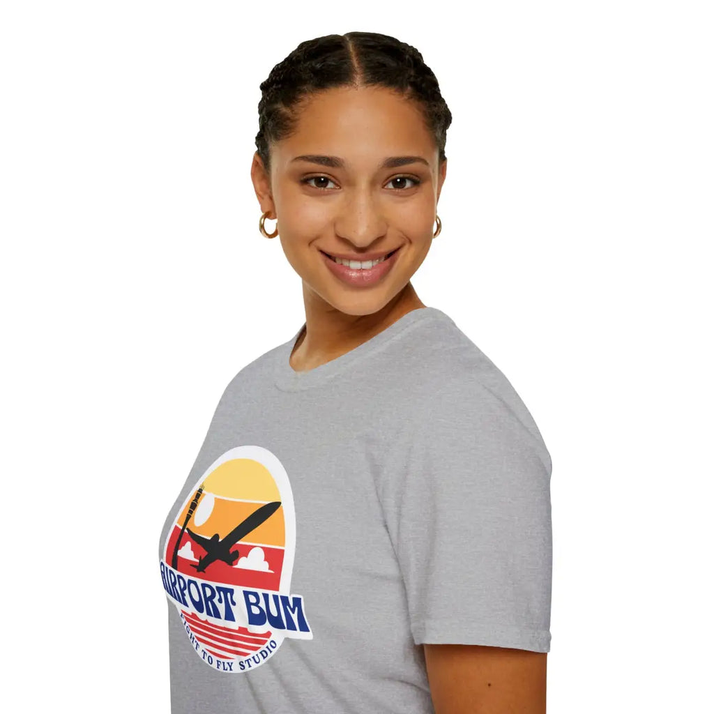 Airport Bum - T-Shirt - Pilot gifts - WWII warbird t-shirt