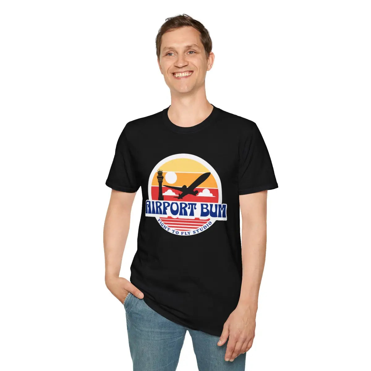 Airport Bum - T-Shirt - Gifts for pilots - Aviation apparel