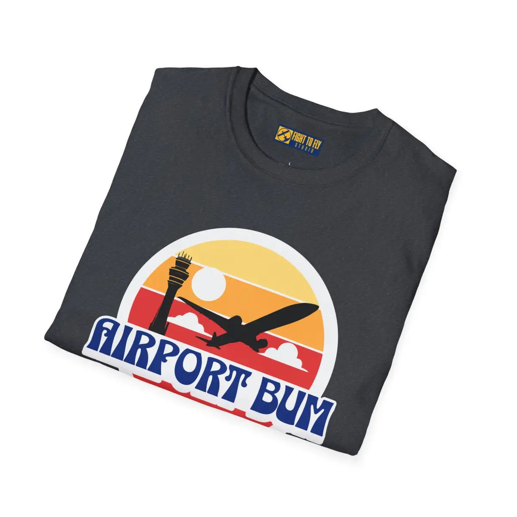 Airport Bum - T-Shirt - Pilot gifts - WWII warbird t-shirt