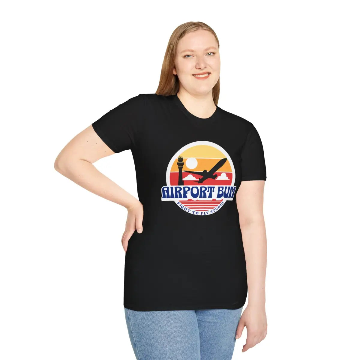 Airport Bum - T-Shirt - Pilot gifts - WWII warbird t-shirt